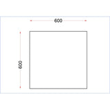 DR041 Holmes Stainless Steel Centre Table 600mm JD Catering Equipment Solutions Ltd