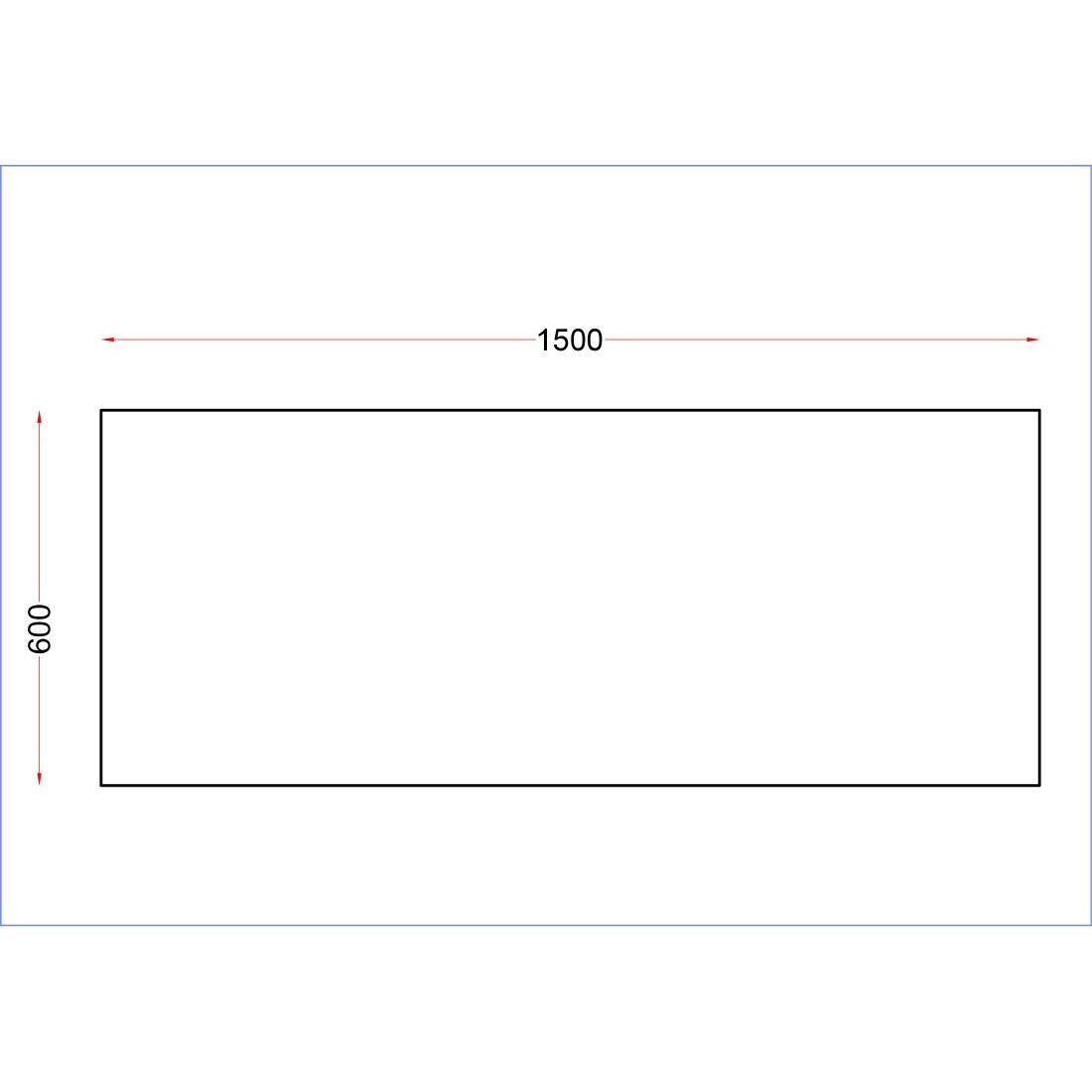 DR044 Holmes Stainless Steel Centre Table 1500mm JD Catering Equipment Solutions Ltd