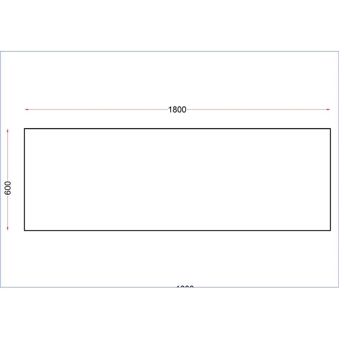 DR045 Holmes Stainless Steel Centre Table 1800mm JD Catering Equipment Solutions Ltd