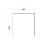 DR048 Holmes Stainless Steel Centre Table 600mm JD Catering Equipment Solutions Ltd