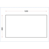 DR050 Holmes Stainless Steel Centre Table 1200mm JD Catering Equipment Solutions Ltd