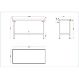 DR051 Holmes Stainless Steel Centre Table 1500mm JD Catering Equipment Solutions Ltd