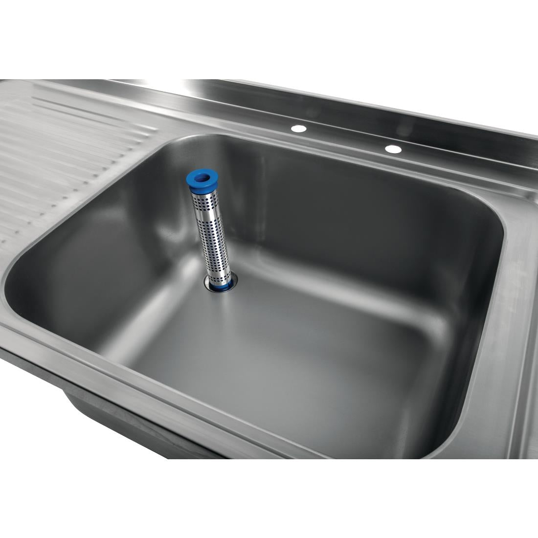 DR060 Holmes Fully Assembled Stainless Steel Sink Left Hand Drainer 1000mm JD Catering Equipment Solutions Ltd