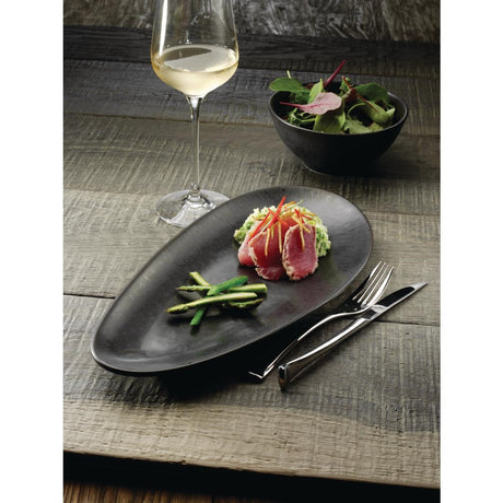 DR090 Olympia Fusion Oval Plate 357mm (Pack of 4) JD Catering Equipment Solutions Ltd