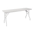 DR195 Vogue Stainless Steel Folding Work Table 1830x760x780 JD Catering Equipment Solutions Ltd