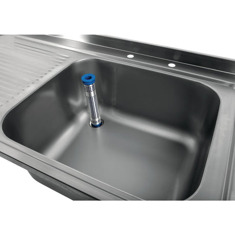 DR387 Holmes Fully Assembled Stainless Steel Sink Left Hand Drainer 1200mm JD Catering Equipment Solutions Ltd