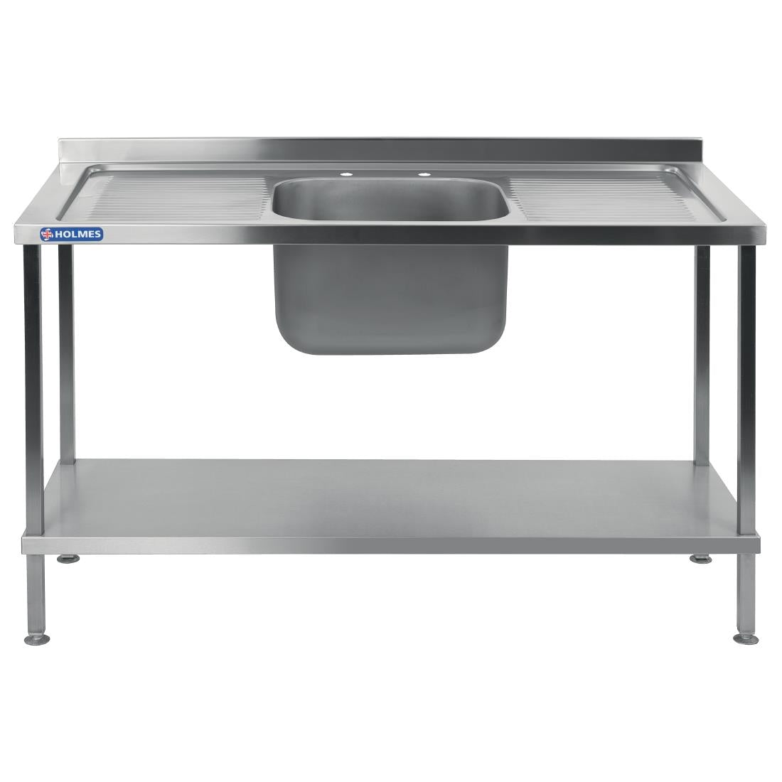 DR397 Holmes Stainless Steel Sink Double Drainer 1800mm JD Catering Equipment Solutions Ltd