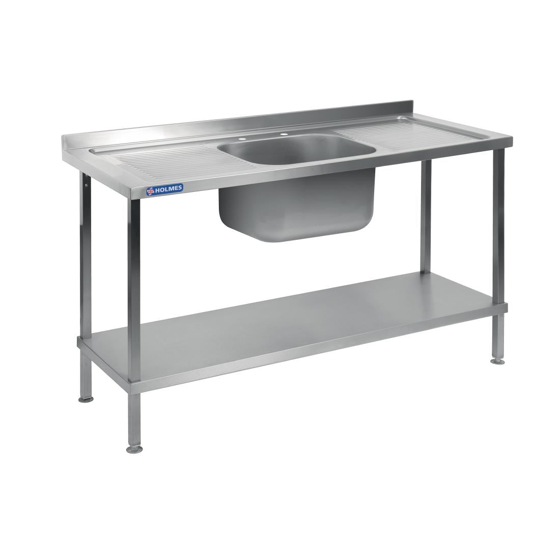 DR397 Holmes Stainless Steel Sink Double Drainer 1800mm JD Catering Equipment Solutions Ltd