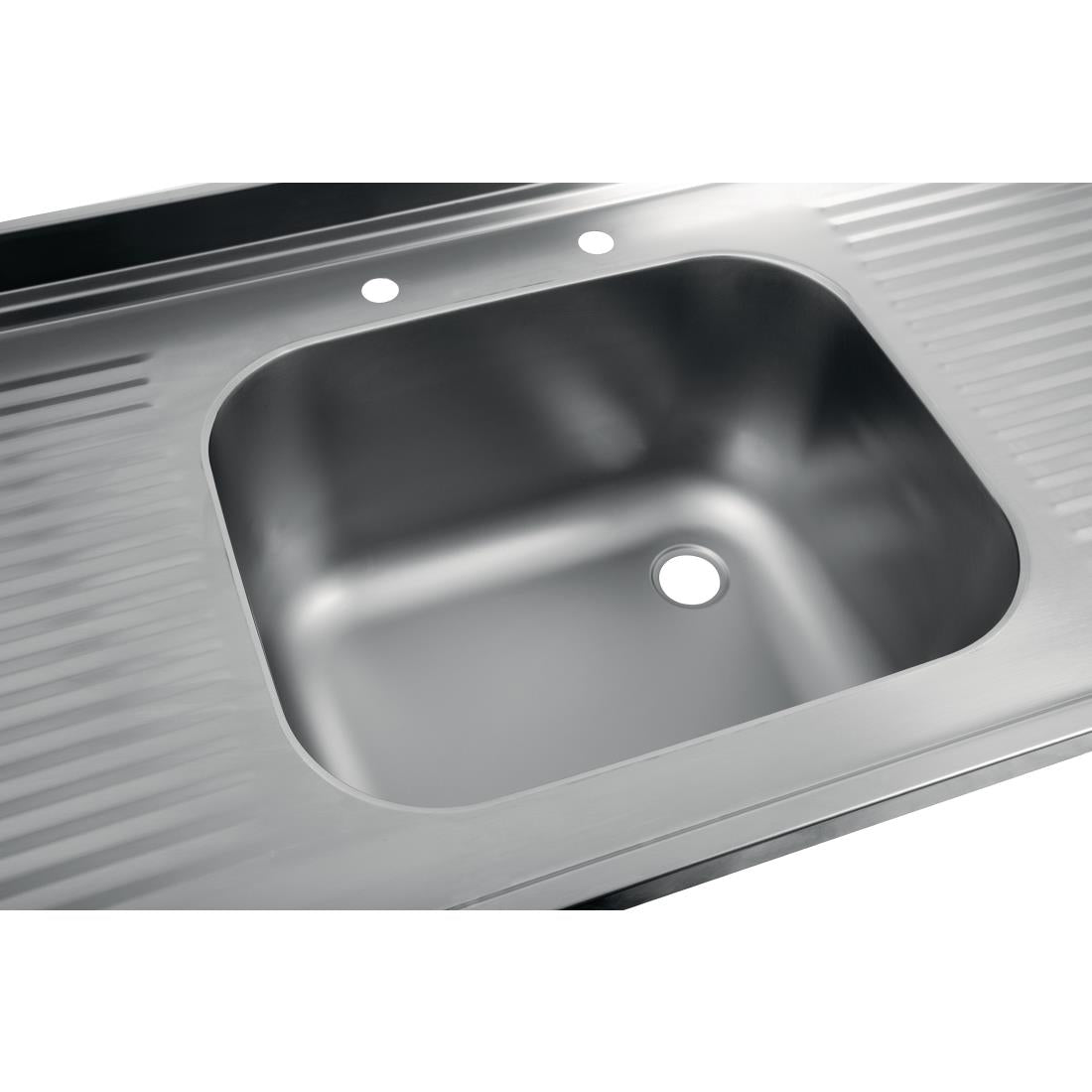 DR397 Holmes Stainless Steel Sink Double Drainer 1800mm JD Catering Equipment Solutions Ltd