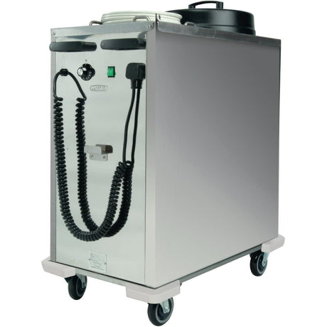 DR401 Moffat Twin Stack Mobile Heated Plate Dispenser HP2 JD Catering Equipment Solutions Ltd