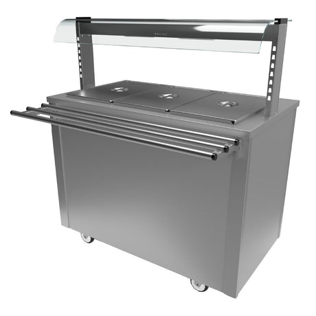 DR408 Moffat Versicarte Plus Hot Food Service Counter With Bain Marie VCBM3 JD Catering Equipment Solutions Ltd