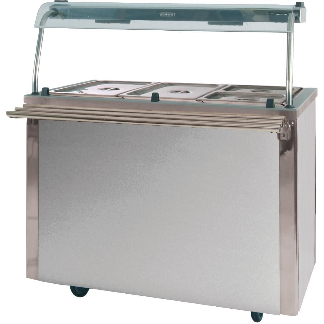 DR408 Moffat Versicarte Plus Hot Food Service Counter With Bain Marie VCBM3 JD Catering Equipment Solutions Ltd