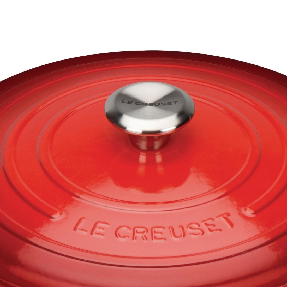 DR453 Le Creuset Cast Iron Round Casserole 20cm 2.4L Cerise JD Catering Equipment Solutions Ltd