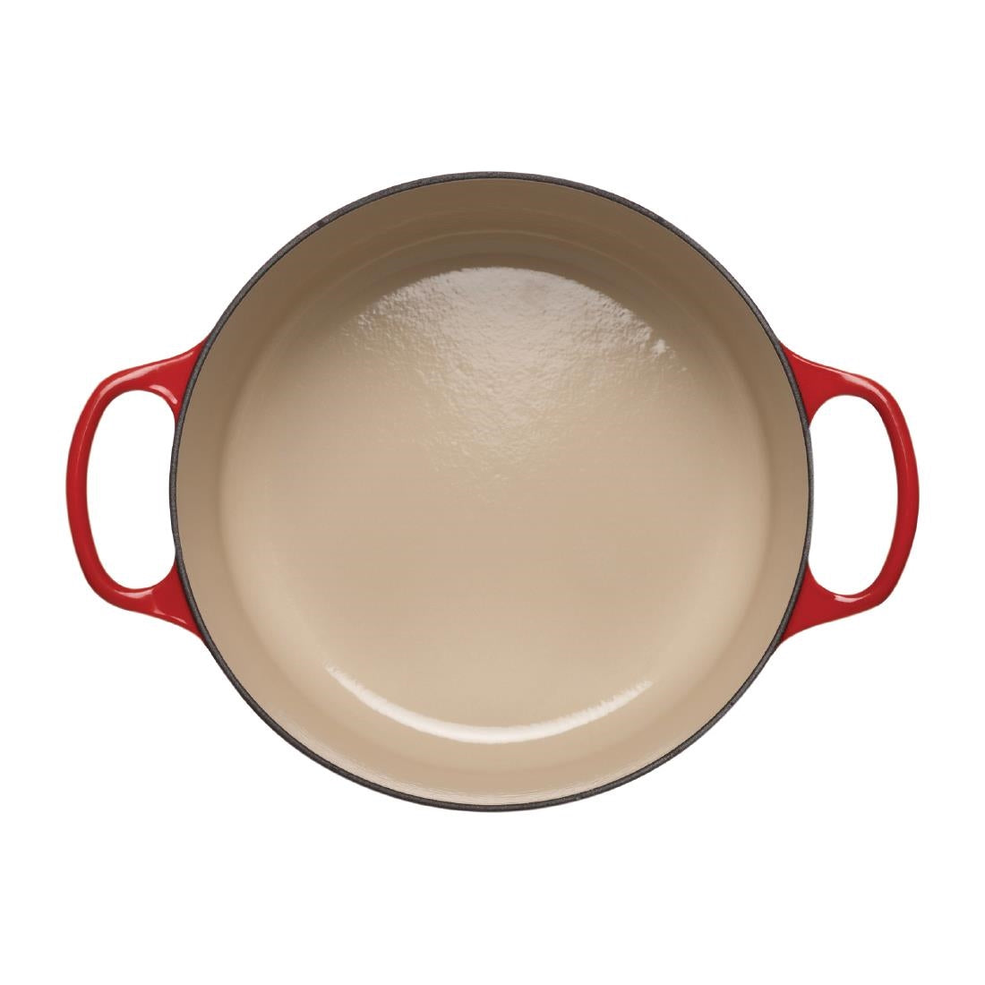 DR454 Le Creuset Cast Iron Round Casserole 24cm 4.2L Cerise JD Catering Equipment Solutions Ltd