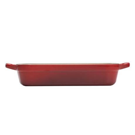 DR469 Le Creuset Cast Iron Roaster 33cm 4.9L Cerise JD Catering Equipment Solutions Ltd