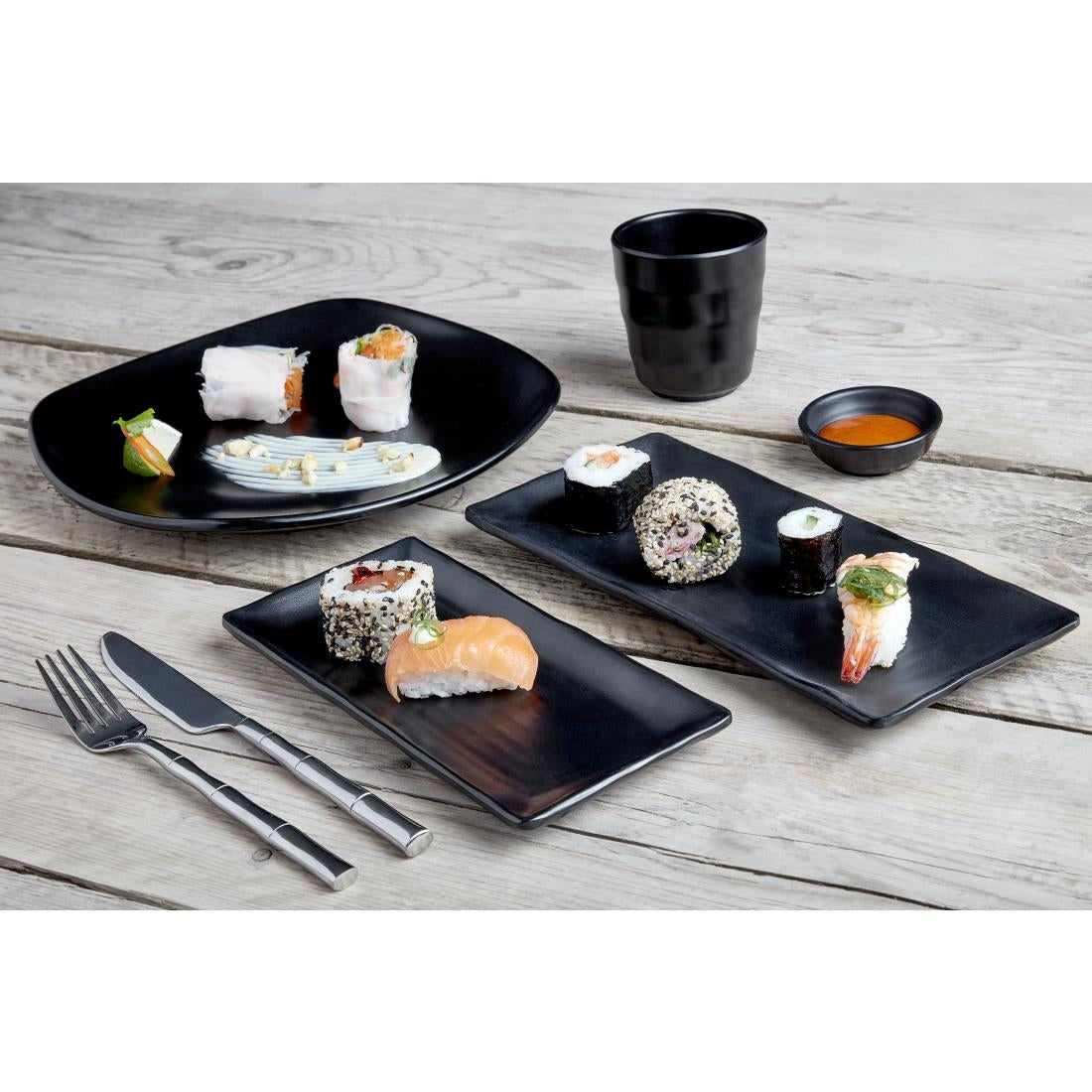 DR517 Kristallon Fusion Melamine Dipping Dishes 68mm (Pack of 12) JD Catering Equipment Solutions Ltd
