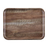 DR587 Cambro Madeira Laminate Canteen Tray Dark Oak 460mm JD Catering Equipment Solutions Ltd