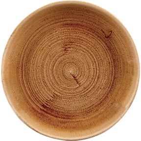 DR662 Churchill Stonecast Patina Coupe Plates Vintage Copper 217mm (Pack of 12) - JD Catering Equipment Solutions Ltd