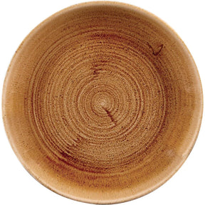 DR663 Churchill Stonecast Patina Coupe Plates Vintage Copper 165mm (Pack of 12) - JD Catering Equipment Solutions Ltd
