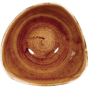 DR667 Churchill Stonecast Patina Triangular Bowls Vintage Copper 153mm (Pack of 12) - JD Catering Equipment Solutions Ltd