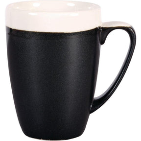 DR687 Churchill Monochrome Profile Mug Onyx Black 340ml (Pack of 12) - JD Catering Equipment Solutions Ltd