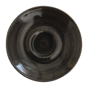 DR690 Churchill Monochrome Espresso Saucer Iron Black 114mm (Pack of 12) JD Catering Equipment Solutions Ltd