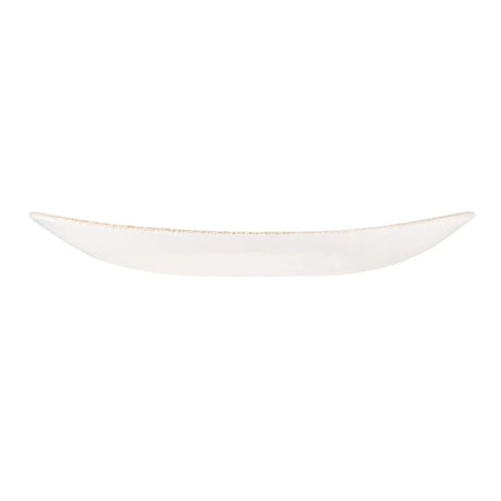 DR709 Churchill Studio Prints Raku Oval Coupe Plate Garnet Orange 270mm (Pack of 12) - JD Catering Equipment Solutions Ltd