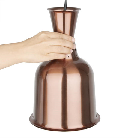 DR755 Buffalo Heat Shade Brass Finish JD Catering Equipment Solutions Ltd