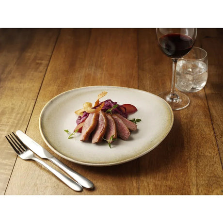 DR783 Olympia Birch Taupe Coupe Plates 270mm (Pack of 6) - JD Catering Equipment Solutions Ltd