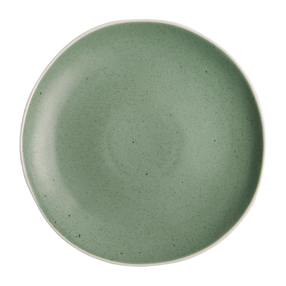 DR800 Olympia Chia Plates Green 270mm (Pack of 6) JD Catering Equipment Solutions Ltd