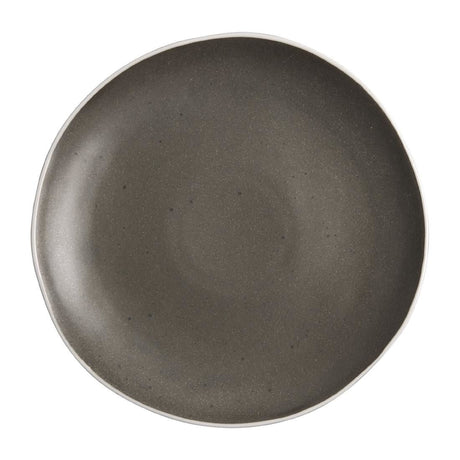 DR814 Olympia Chia Plates Charcoal 270mm (Pack of 6) JD Catering Equipment Solutions Ltd