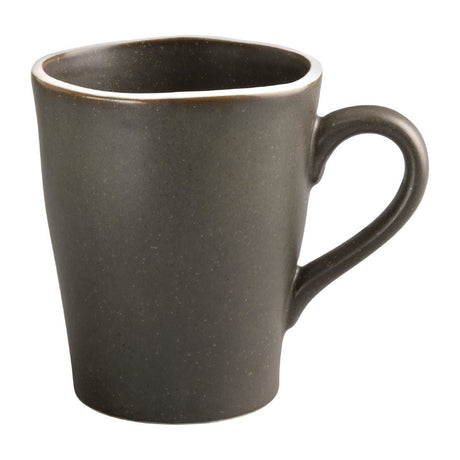 DR819 Olympia Chia Mugs Charcoal 340ml (Pack of 6) JD Catering Equipment Solutions Ltd