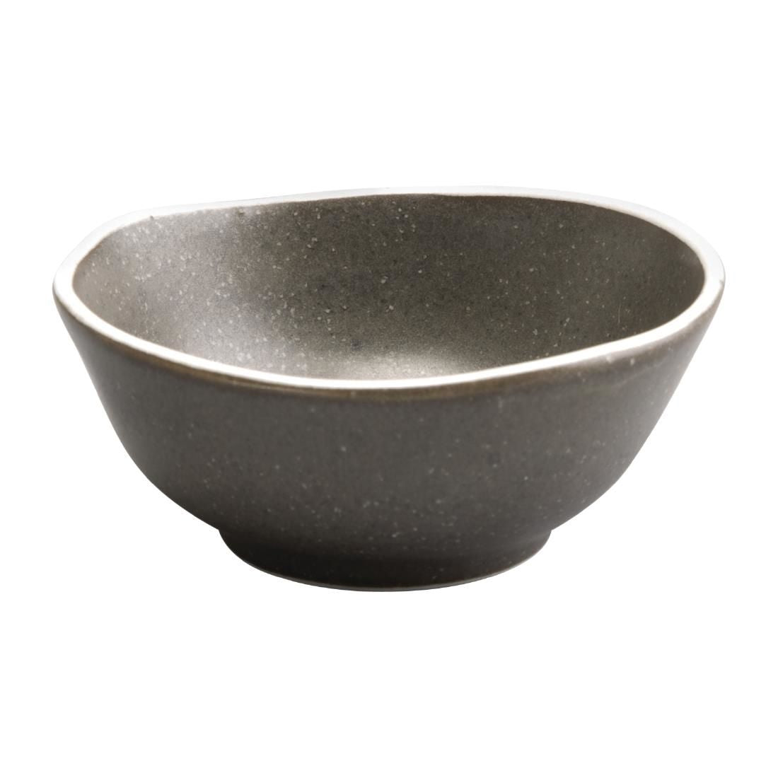 DR820 Olympia Chia Dipping Dishes Charcoal 80mm (Pack of 12) JD Catering Equipment Solutions Ltd