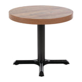 DR822 Bolero Pre-Drilled Round Table Top Urban Dark 600mm JD Catering Equipment Solutions Ltd