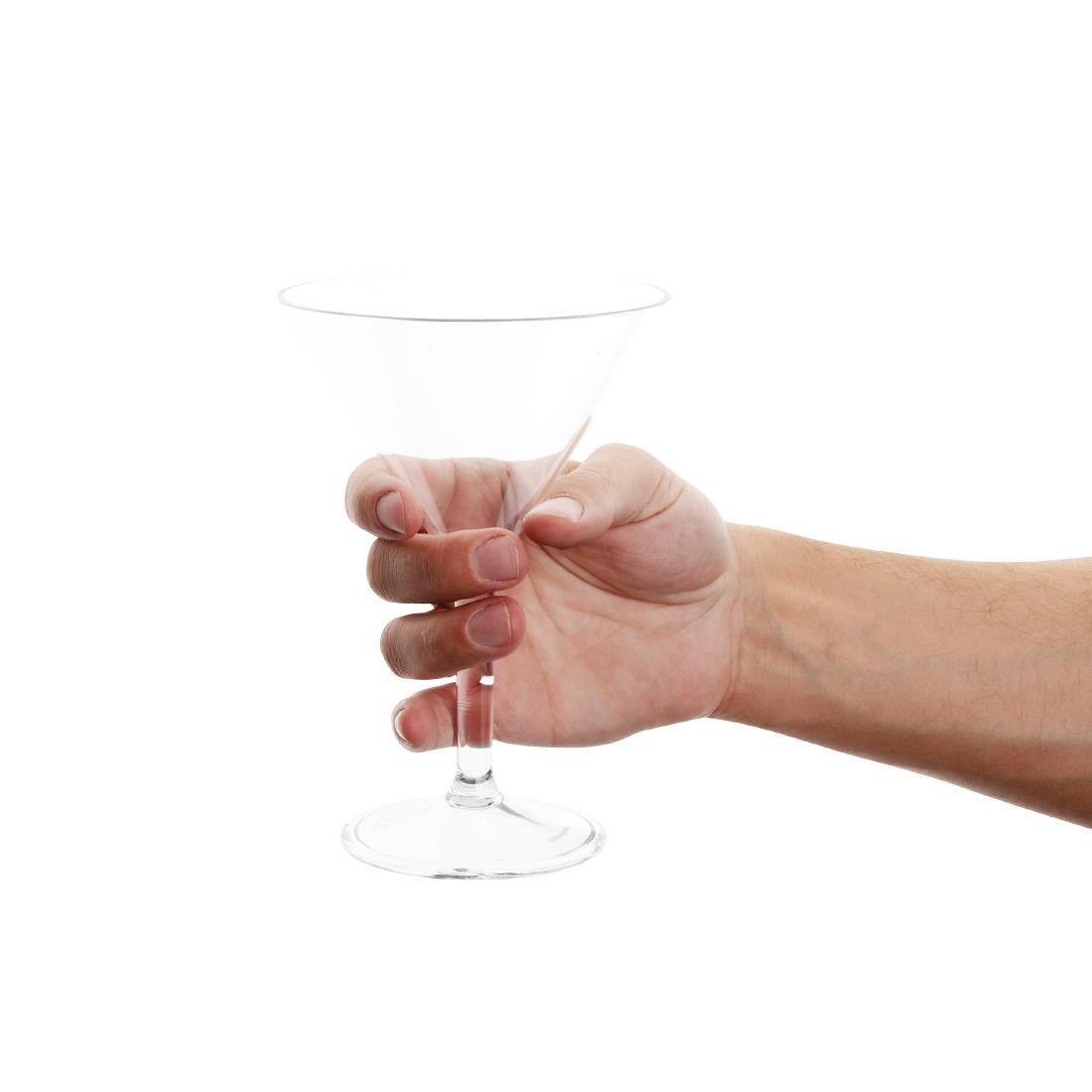 DS131 Kristallon Polycarbonate Martini Glasses 300ml (Pack of 12) JD Catering Equipment Solutions Ltd