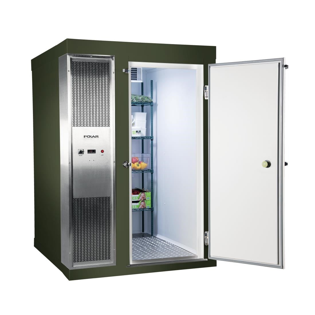 DS480-FGN Polar U-Series 1.2 x 1.5m Integral Walk In Freezer Room Green JD Catering Equipment Solutions Ltd
