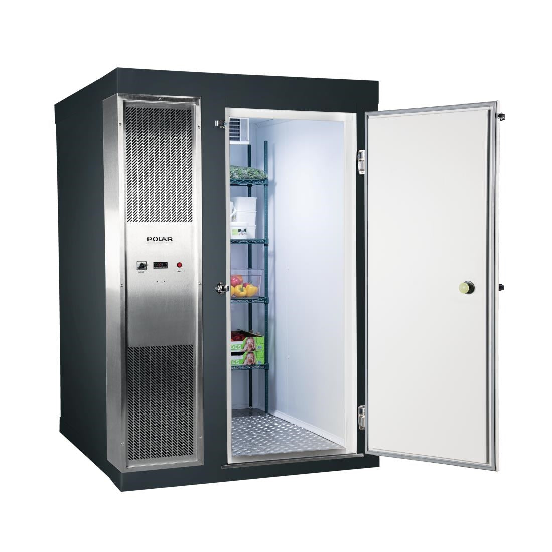 DS480-FGY Polar U-Series 1.2 x 1.5m Integral Walk In Freezer Room Grey JD Catering Equipment Solutions Ltd