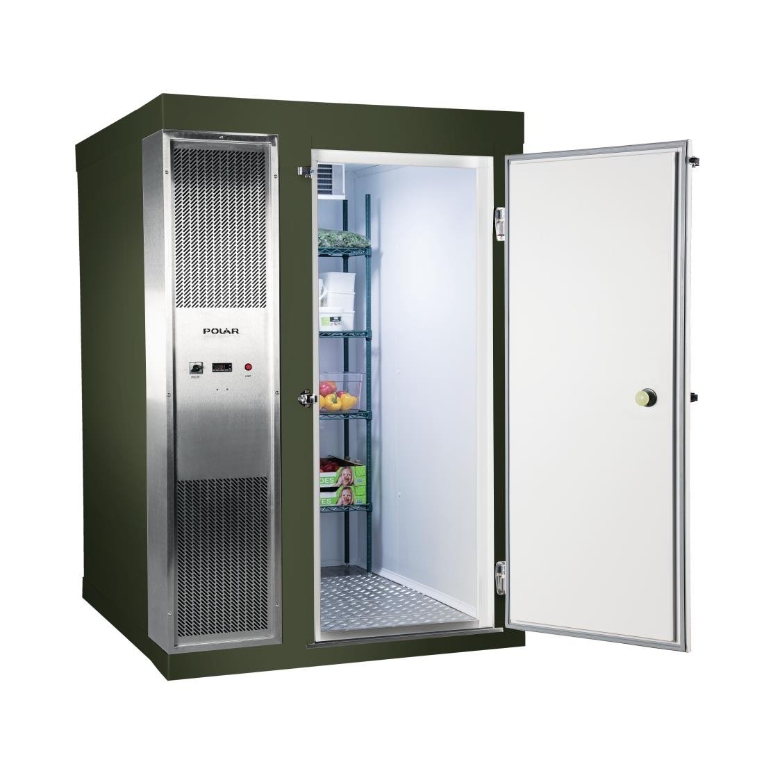 DS485-CGN Polar U-Series 1.8 x 1.8m Integral Walk In Cold Room Green JD Catering Equipment Solutions Ltd