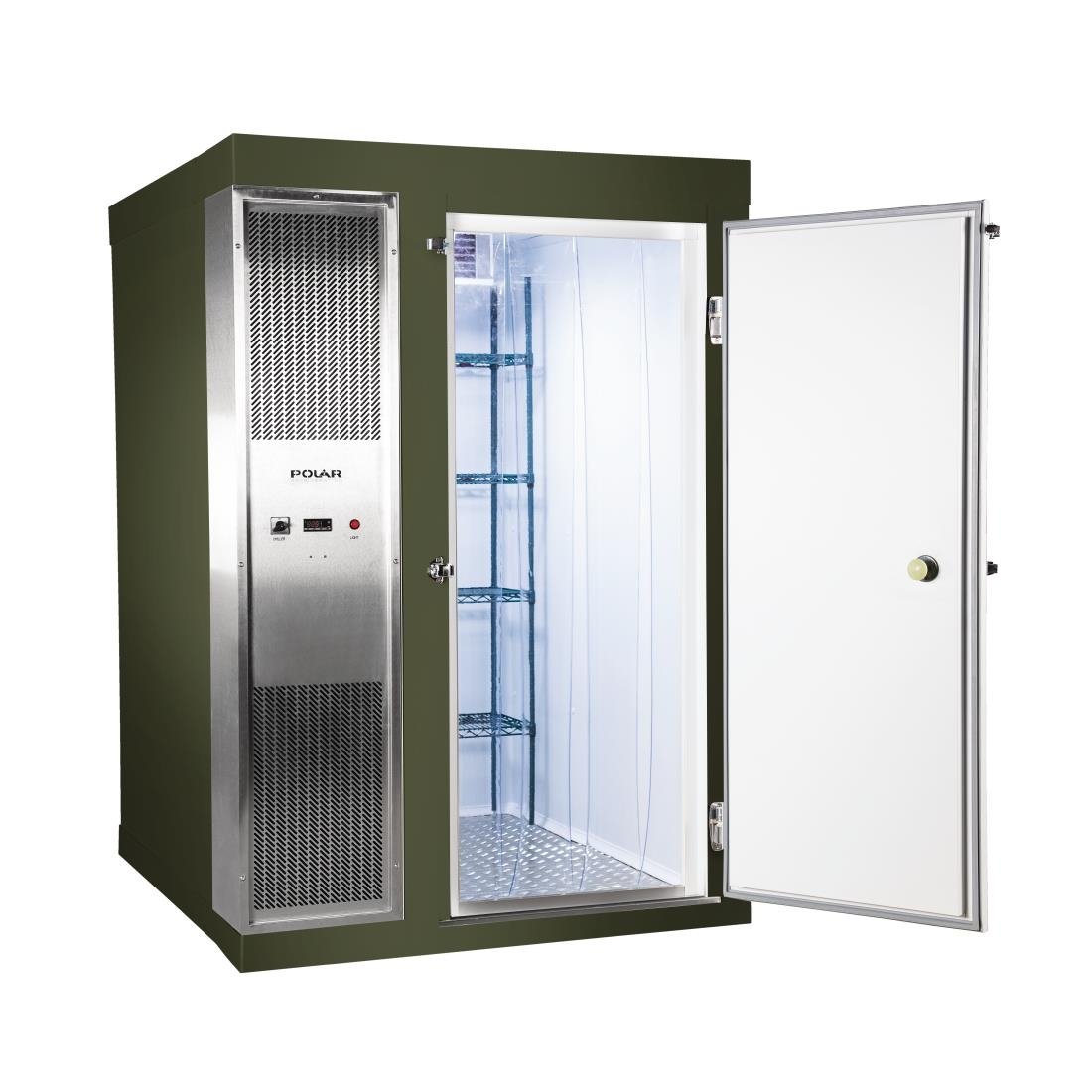 DS487-FGN Polar U-Series 2.1 x 1.5m Integral Walk In Freezer Room Green JD Catering Equipment Solutions Ltd
