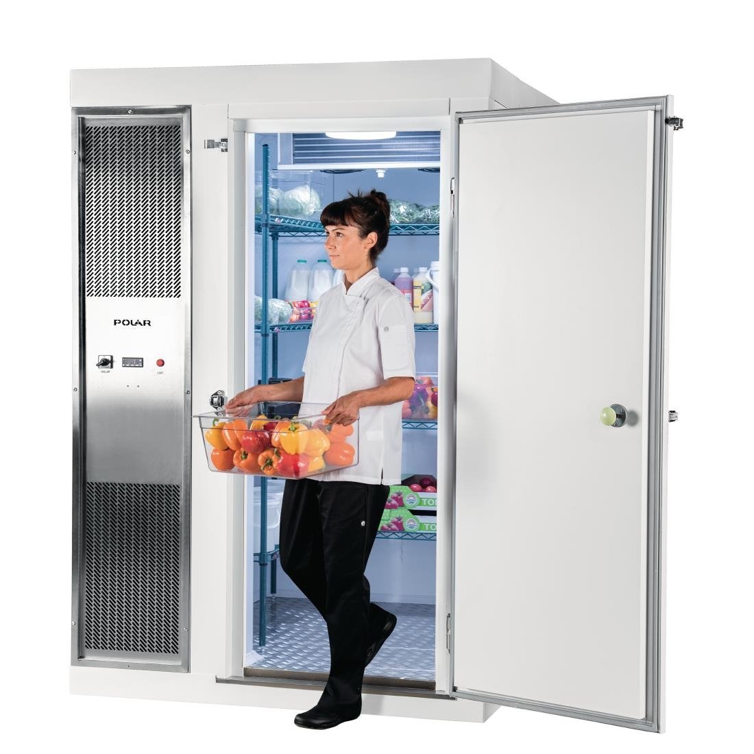 DS488-CWH Polar U-Series 2.1 x 1.8m Integral Walk In Cold Room White JD Catering Equipment Solutions Ltd