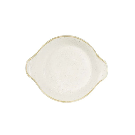 DS492 Churchill Stonecast Round Eared Dishes Barley White 215mm (Pack of 6) - JD Catering Equipment Solutions Ltd