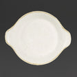 DS493 Churchill Stonecast Round Eared Dishes Barley White 180mm (Pack of 6) JD Catering Equipment Solutions Ltd