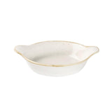 DS493 Churchill Stonecast Round Eared Dishes Barley White 180mm (Pack of 6) JD Catering Equipment Solutions Ltd