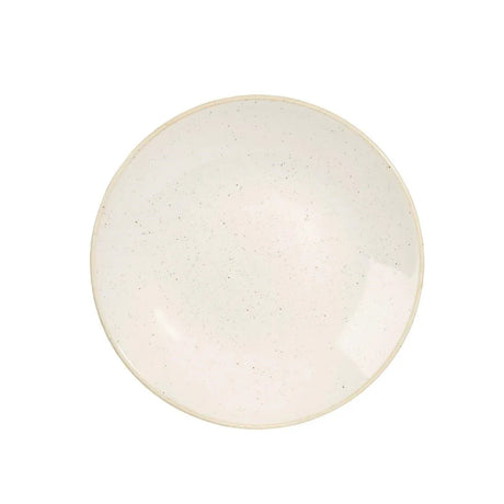 DS498 Churchill Stonecast Deep Coupe Plates Barley White 240mm (Pack of 12) - JD Catering Equipment Solutions Ltd