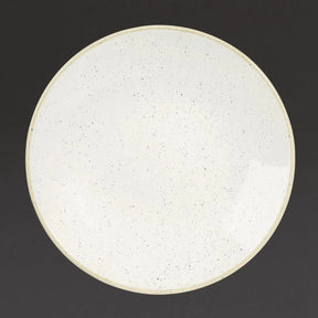 DS499 Churchill Stonecast Deep Coupe Plates Barley White 220mm (Pack of 12) - JD Catering Equipment Solutions Ltd