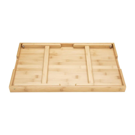 DT433 Olympia Bamboo Room Service Tray 625x315x215mm - JD Catering Equipment Solutions Ltd