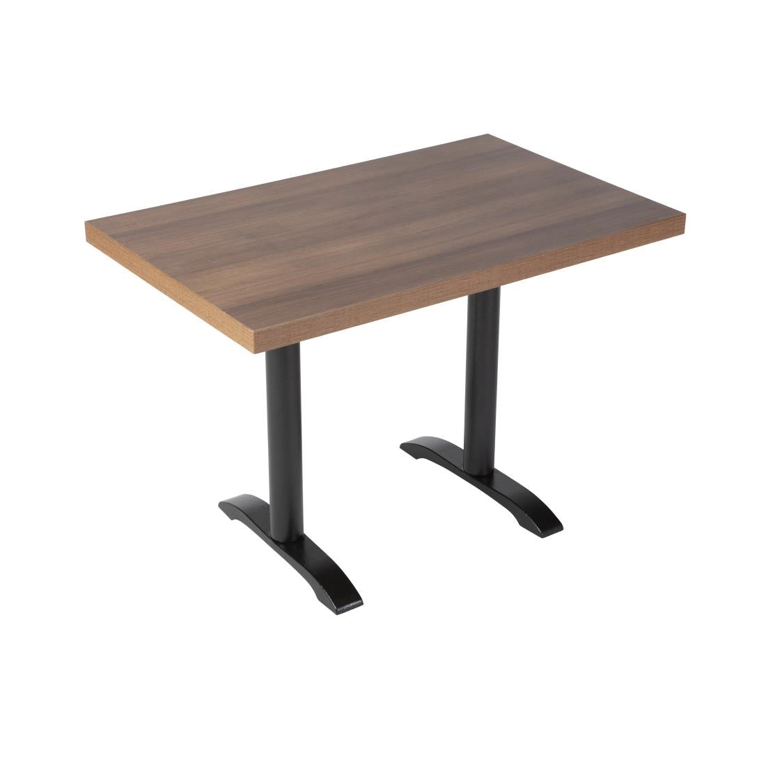 DT442 Bolero Pre-drilled Rectangular Table Top Rustic Oak 1100(W) x 700(D)mm JD Catering Equipment Solutions Ltd