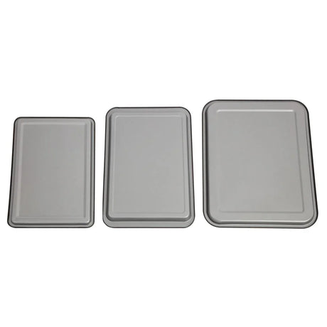 DW097 Nisbets Essentials Non Stick Baking Trays (Pack of 3) - JD Catering Equipment Solutions Ltd