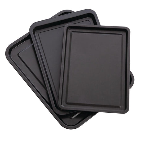 DW097 Nisbets Essentials Non Stick Baking Trays (Pack of 3) JD Catering Equipment Solutions Ltd