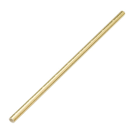 DW192 Utopia Biodegradable Paper Straws Gold (Pack of 250) JD Catering Equipment Solutions Ltd